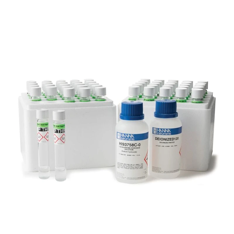 Total Phosphorus High Range Reagents HI94763B-50, 50 Tests, Barcode Recognition | EnvMart