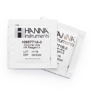 Ultra High Range Chlorine Reagents HI95771-03 (300 Tests), Colorimetric, for HI96771 | EnvMart