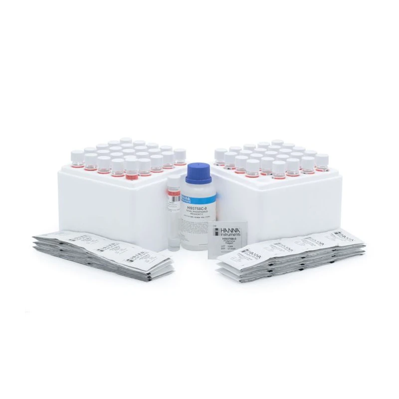 Total Phosphorus Low Range Reagents HI94758C-50 – Barcode, 50 Tests, EPA 365.2, Water Analysis | EnvMart