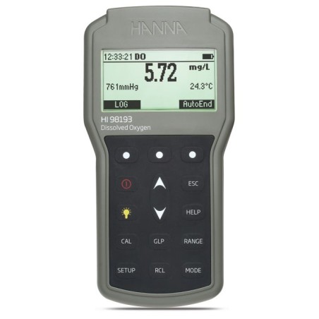 HI98193 Waterproof Portable Dissolved Oxygen and BOD Meter 4m Cable, IP67 | EnvMart