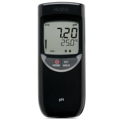 HI991001 Waterproof Portable pH/Temperature Meter, Dual LCD, Titanium Electrode | EnvMart