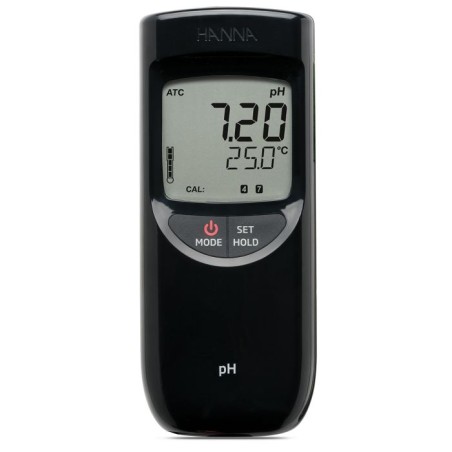 HI991001 Waterproof Portable pH/Temperature Meter, Dual LCD, Titanium Electrode | EnvMart