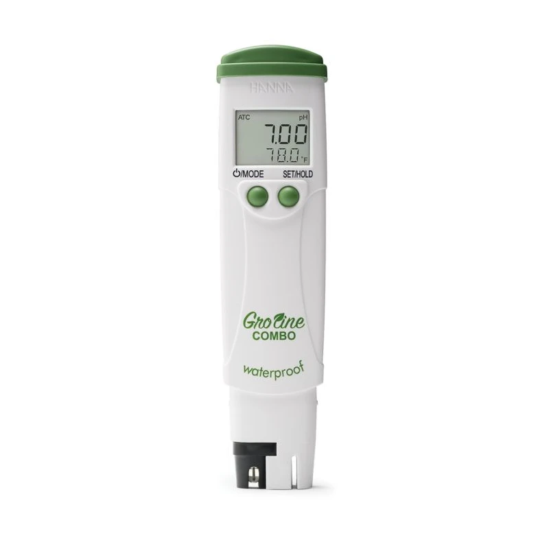 GroLine HI98131 Pocket pH/EC/TDS/Temperature Tester, Waterproof, Hydroponics | EnvMart