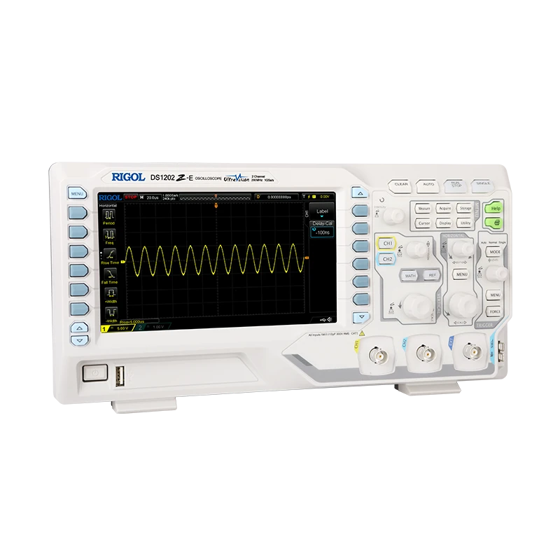 Rigol DS1000Z-E Series Digital Oscilloscope, 2CH, 200MHz, 1 GSa/s, 24 Mpts Memory | EnvMart