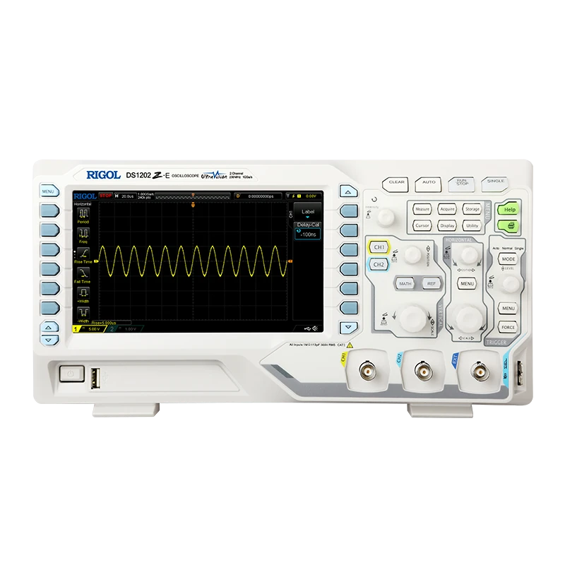 Rigol DS1000Z-E Series Digital Oscilloscope, 2CH, 200MHz, 1 GSa/s, 24 Mpts Memory | EnvMart