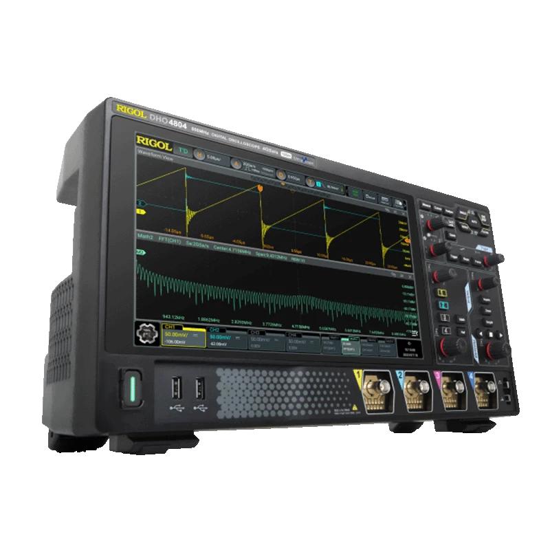 Rigol DHO4000 Series High-Resolution Digital Oscilloscope, 12-Bit, Up To 800 MHz, 4 GSa/s | EnvMart