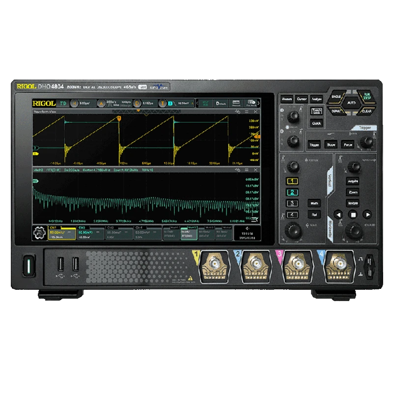 Rigol DHO4000 Series High-Resolution Digital Oscilloscope, 12-Bit, Up To 800 MHz, 4 GSa/s | EnvMart