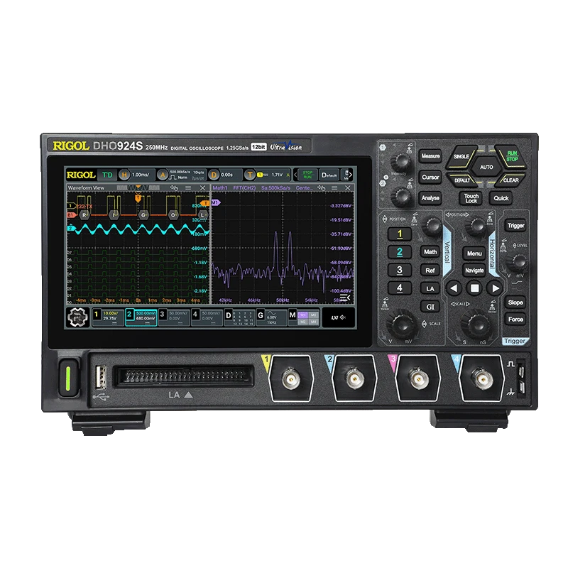 Rigol DHO900 Series High-Resolution Digital Oscilloscope, 12-bit, 250 MHz | EnvMart