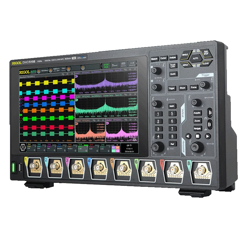 Rigol DHO5000 Series High-Resolution Oscilloscope, 12-bit, 1 GHz, 4/8 Channels | EnvMart