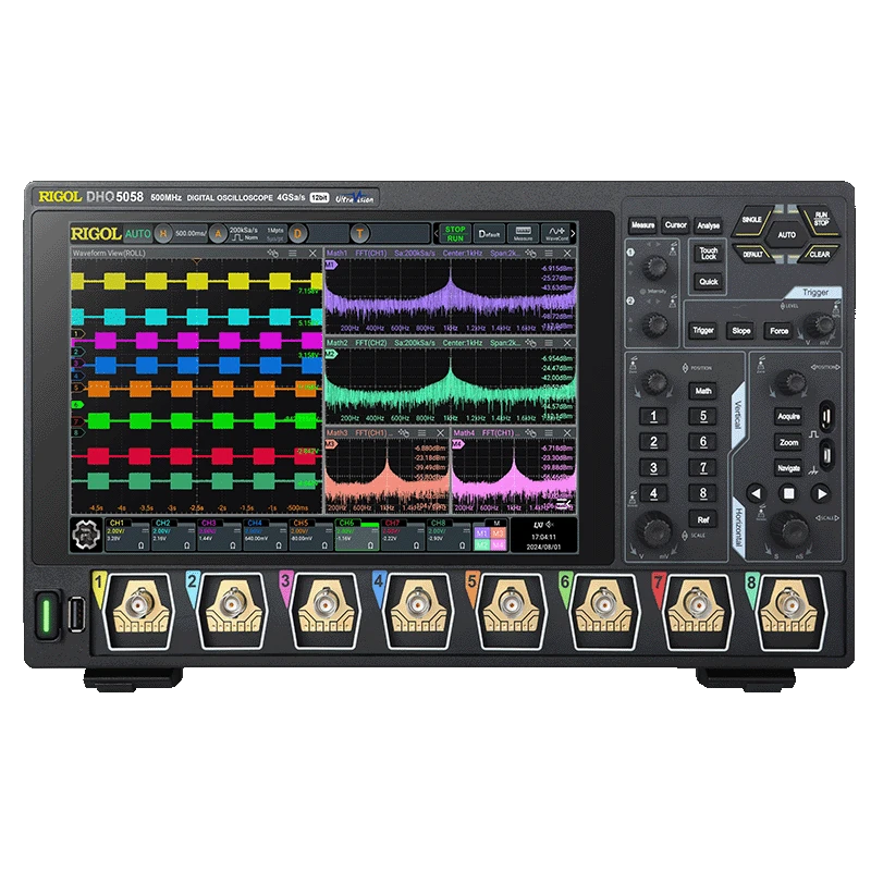 Rigol DHO5000 Series High-Resolution Oscilloscope, 12-bit, 1 GHz, 4/8 Channels | EnvMart