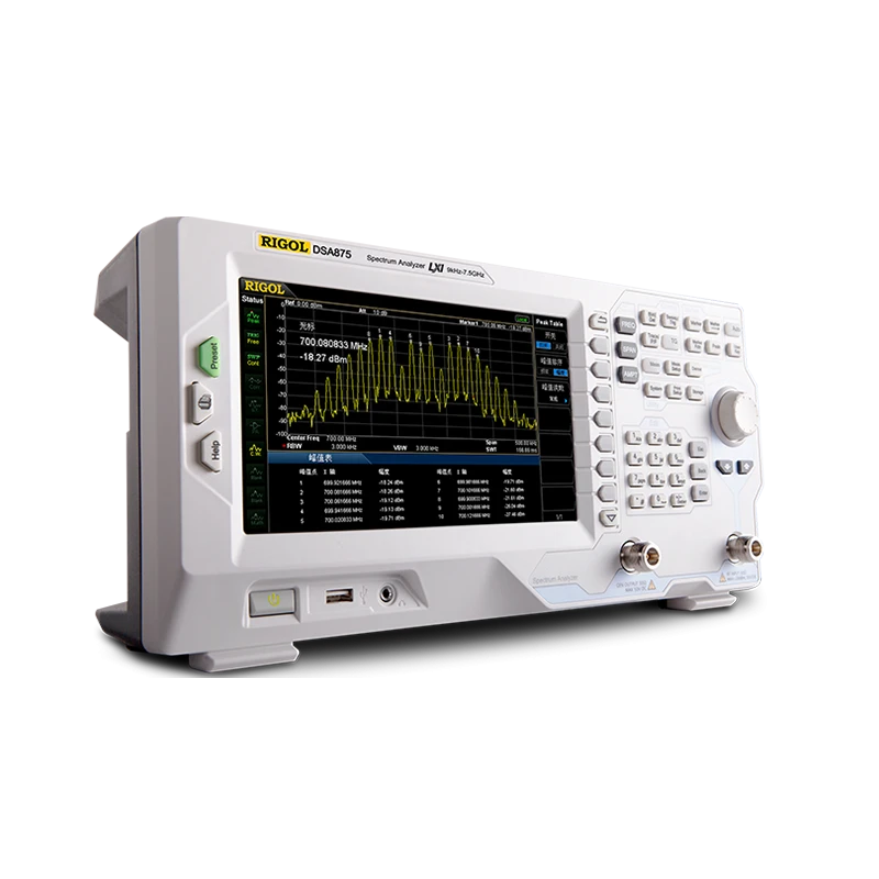 Rigol DSA800 Series Spectrum Analyzer 9 kHz–7.5 GHz, -161 dBm DANL | EnvMart