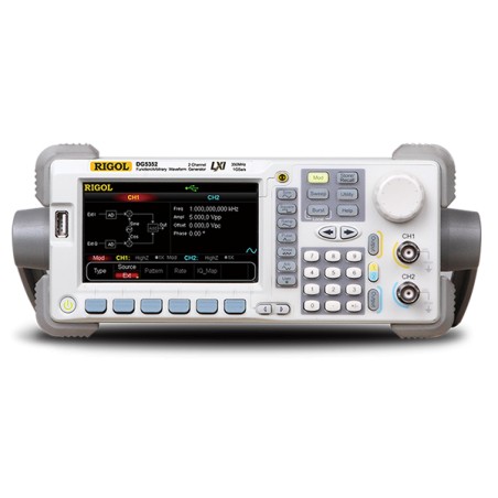 Rigol DG5000 Series Function/Arbitrary Waveform Generator 1 GSa/s, 14-bit, Up to 350 MHz | EnvMart