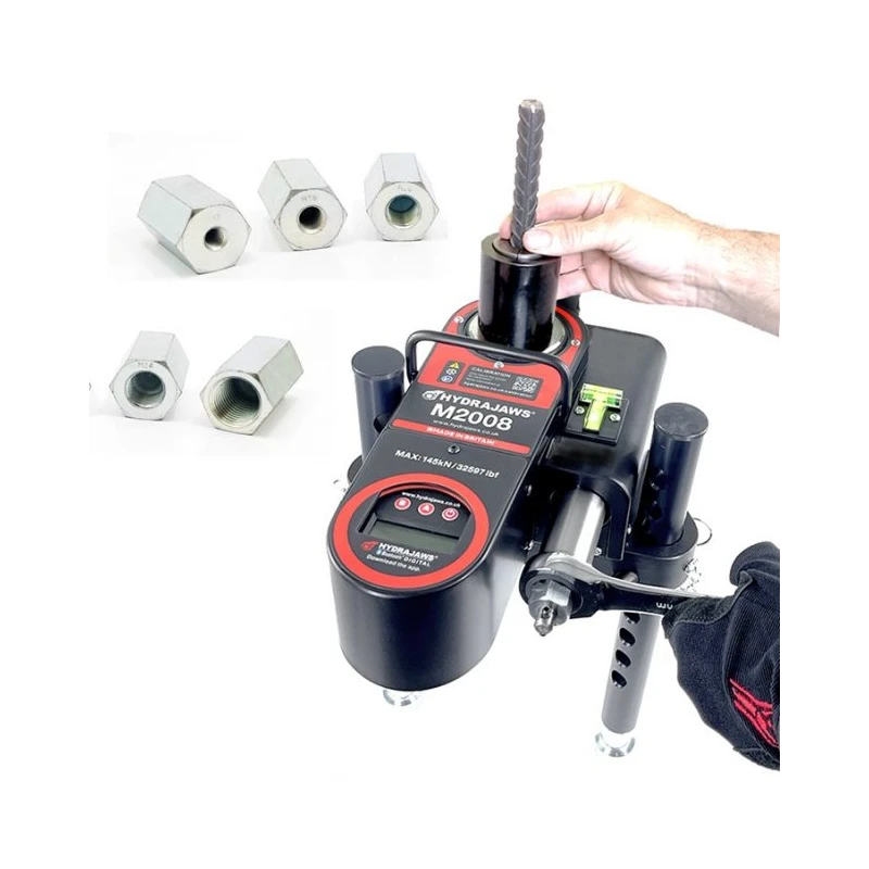 Hydrajaws M2008 Heavy Duty Fixing Tester Kit, 0–145 kN, Aluminium Bridge, Digital Gauge | EnvMart