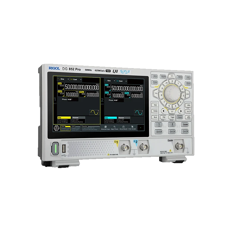 Rigol DG800 Pro Series Function/Arbitrary Waveform Generator 50 MHz 16-Bit | EnvMart