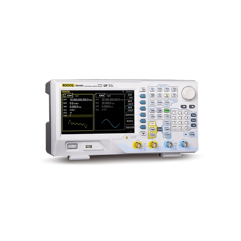 Rigol DG4000 Series Function/Arbitrary Waveform Generator 200 MHz 500 MSa/s Dual Channel | EnvMart
