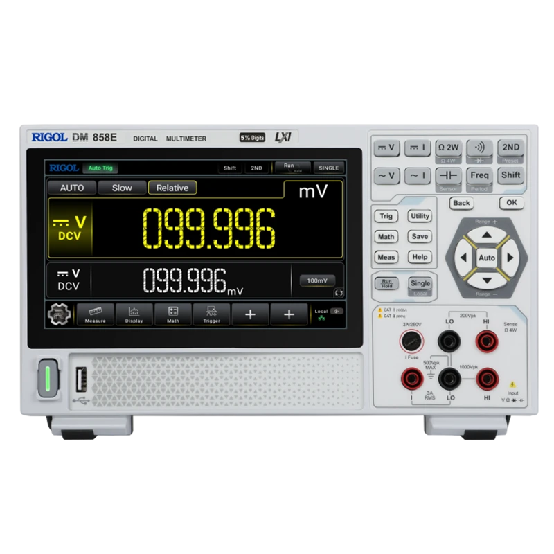 Rigol DM858 Series Benchtop Digital Multimeter 5½ Digit 120000 Counts True-RMS | EnvMart