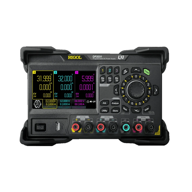 Rigol DP2000 Series Programmable Linear DC Power Supply, Triple Output, 222W | EnvMart
