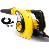 Jakmister Heavy Duty Air Blower 1000W, 19000rpm, Unbreakable Plastic, 220V, 20ft Cord, Yellow & Black W/P-1000W-Y