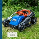 Hyundai HYM3800E Electric Lawnmower 38cm 1600W Mulching 40L | EnvMart