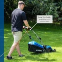 Hyundai HYM3800E Electric Lawnmower 38cm 1600W Mulching 40L | EnvMart