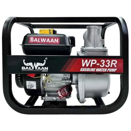 Balwaan Krishi WP-33R 7HP 4 Stroke Gasoline Water Pump Set 3 Inch 212cc 1000 LPM | EnvMart