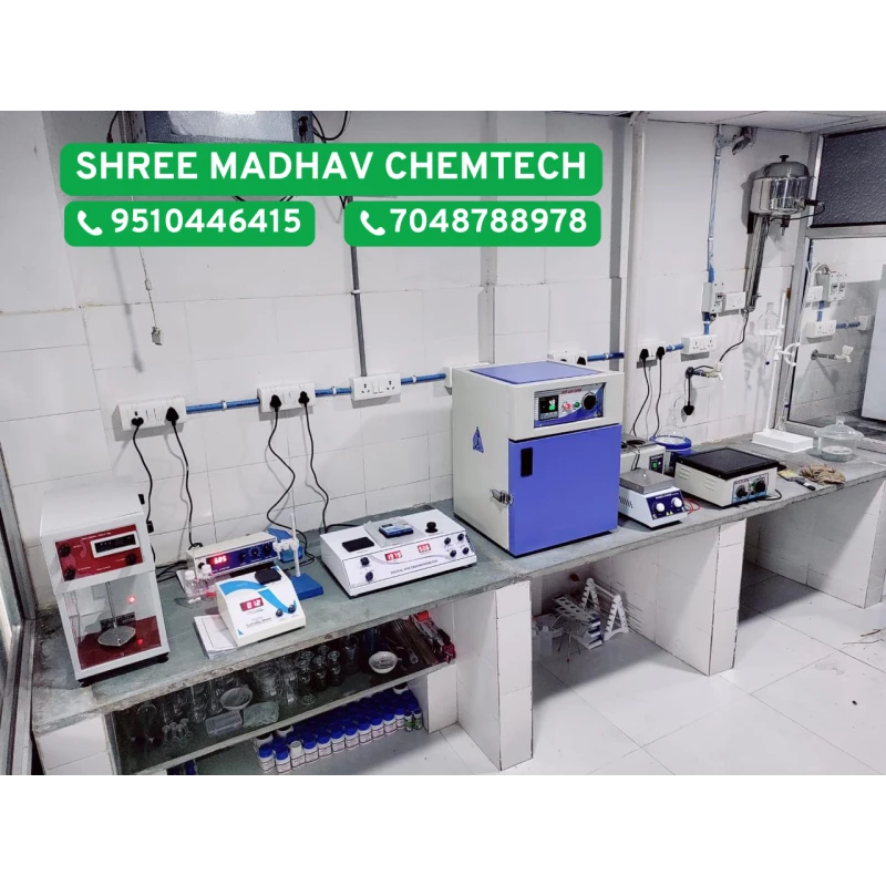 Mineral Water Plant Laboratory Setup with Water Testing Equipment, TDS and Conductivity Analysis