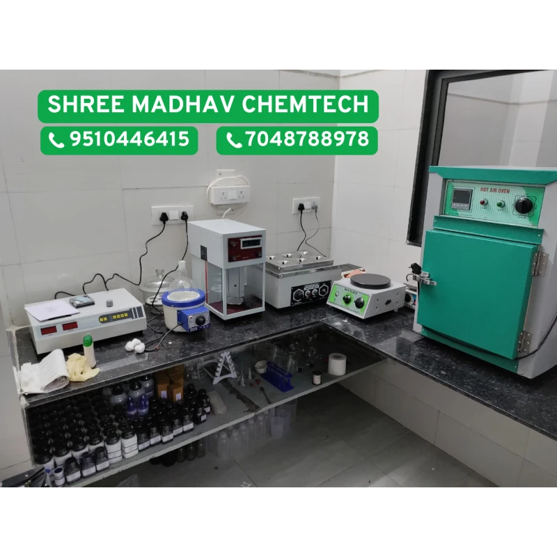 Mineral Water Plant Laboratory Setup with Water Testing Equipment, TDS and Conductivity Analysis