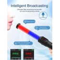 ALC-100 Digital Alcohol Breathalyzer with Traffic Baton Light, 0–400 mg/100 mL BAC, USB Type-C | EnvMart