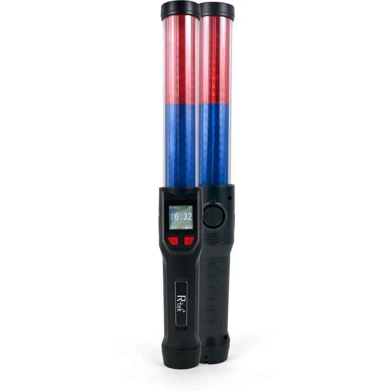 ALC-100 Digital Alcohol Breathalyzer with Traffic Baton Light, 0–400 mg/100 mL BAC, USB Type-C | EnvMart