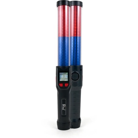 ALC-100 Digital Alcohol Breathalyzer with Traffic Baton Light, 0–400 mg/100 mL BAC, USB Type-C | EnvMart