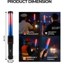 ALC-100 Digital Alcohol Breathalyzer with Traffic Baton Light, 0–400 mg/100 mL BAC, USB Type-C | EnvMart