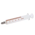 Glass Syringe 10ml Priming Laboratory Reusable Precision | EnvMart