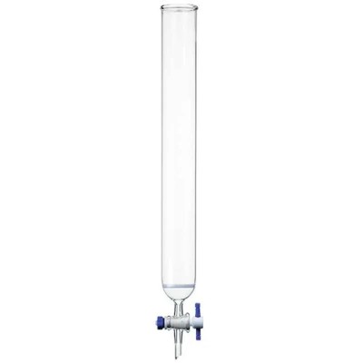 Chromatography Column Without Coarse Fritted Disc Pyrex Glass 20x40 mm Laboratory Glassware EnvMart