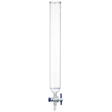 Chromatography Column Without Coarse Fritted Disc Pyrex Glass 20x40 mm Laboratory Glassware EnvMart