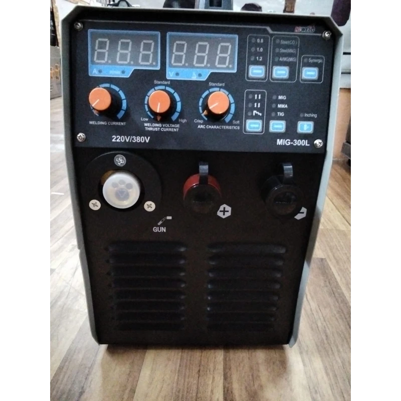 MIG 300L 300A MIG, TIG & ARC Welding Machine IGBT 230V Forced Air Efficiency | EnvMart