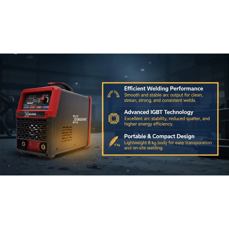 Xmachine MMA 425 III ARC Welding Machine 425A Multi-Phase IGBT 220/380V | EnvMart