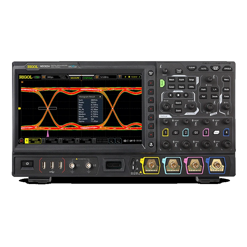 Rigol MSO8000 Series Mixed Signal Digital Oscilloscope MSO8064/MSO8104/MSO8204, 4 Channels, Up to 2 GHz, 10 GSa/s | EnvMart