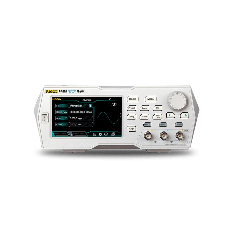 Rigol DG800 Series Function/Arbitrary Waveform Generator 10–35 MHz 125 MSa/s Dual-Channel | EnvMart