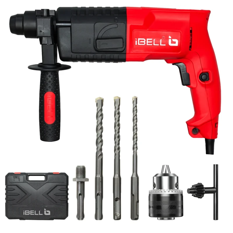 iBELL RH20-23 Rotary Hammer Drill 20 mm 500W SDS Variable Speed | EnvMart