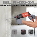 iBELL RH26-24 Rotary Hammer Drill 26mm 800W 220V SDS-Plus 3-Function | EnvMart