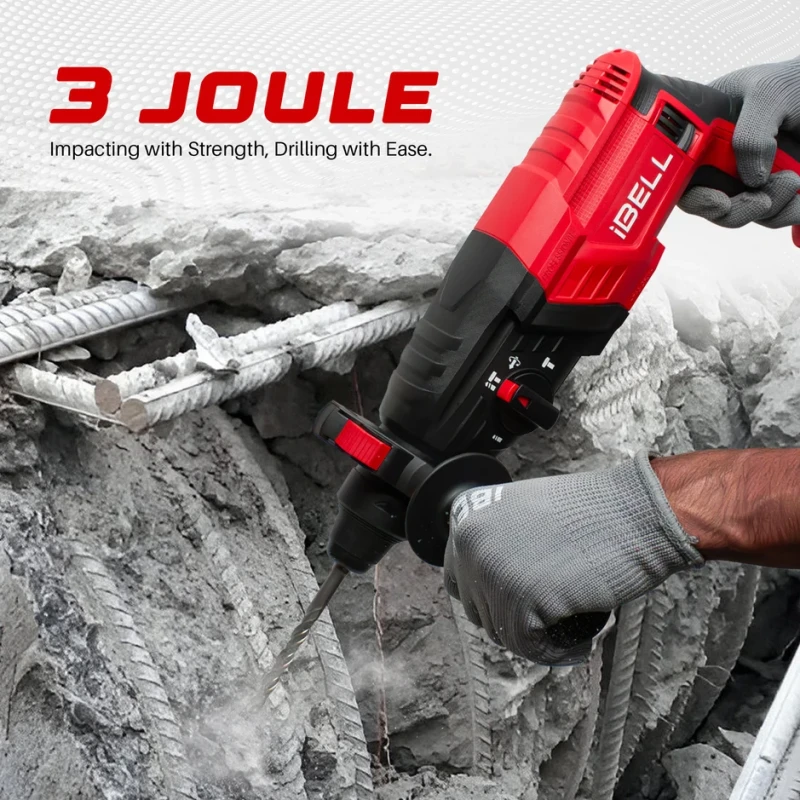 RH 26-26 Hammer Drill 780W SDS Plus 26mm 3J Impact Energy, 900 RPM, 4000 BPM | EnvMart