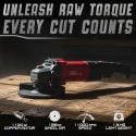 AG25-06 Heavy-Duty Angle Grinder 1100W 125mm Variable Speed 11000 RPM Protection Class II | EnvMart