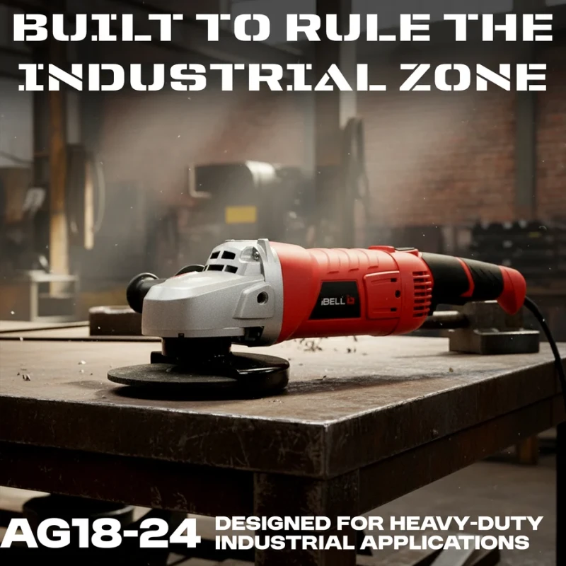 AG18-24 Angle Grinder 180mm 2400W 8500 RPM Heavy Duty Electric | EnvMart