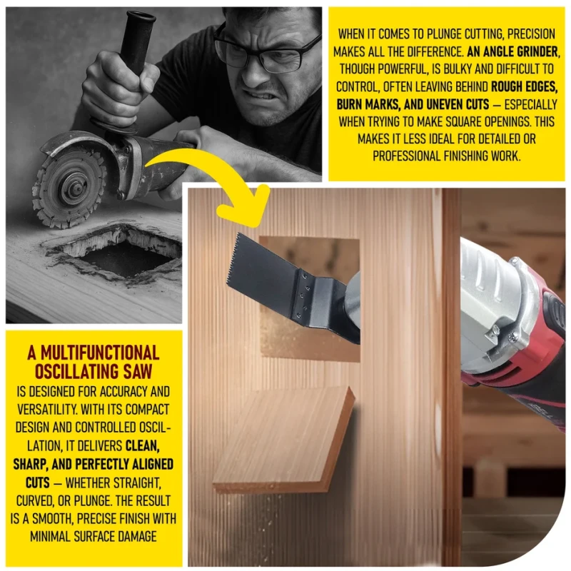 Multi-Functional Oscillating Tool 280W 6-Speed Kit, Industrial Cutting/Sanding | EnvMart