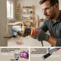 Multi-Functional Oscillating Tool 280W 6-Speed Kit, Industrial Cutting/Sanding | EnvMart