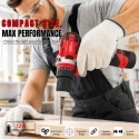 iBELL Cordless Impact Drill Toolbox 12V 1500mAh 101-Piece Kit Brushless | EnvMart