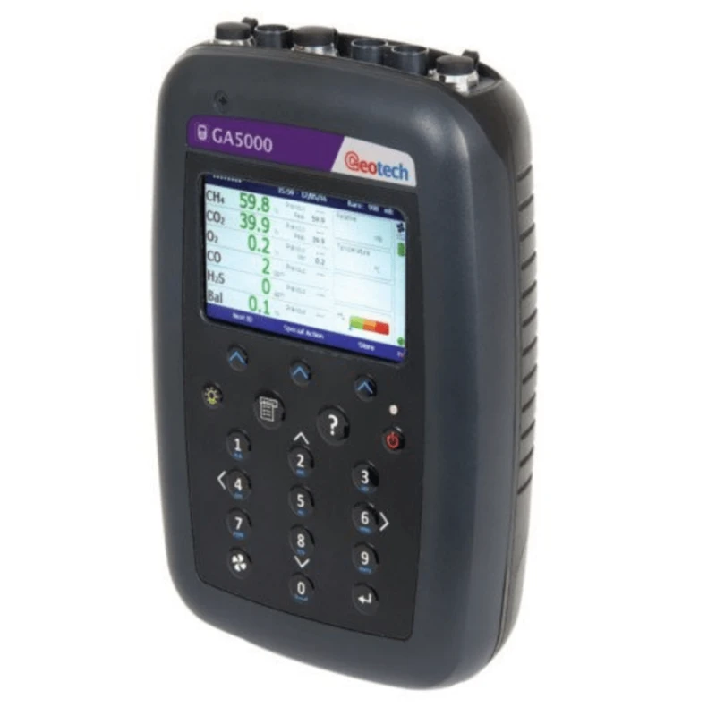 Geotech GA5000 Portable Biogas Analyser, Landfill Gas Detector, CH4/CO2/O2/H2S/CO | EnvMart