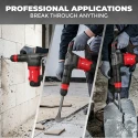 Demolition Hammer 1350W Heavy-Duty Electric Concrete Breaker 20J, 4500 BPM | EnvMart
