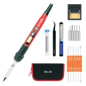 Digital Soldering Iron Kit S60-12 60W LCD Adjustable Temp Auto Sleep/Off | EnvMart