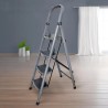 iBELL IBL T004E 4 Step Ladder for Home Foldable Steel Ladder with 150 kg Load Capacity, Max Height 135 cm (4.43 ft), T004E0S000